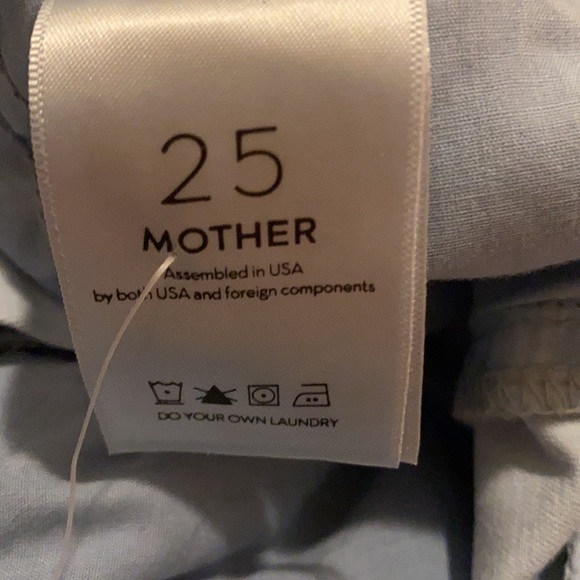 MOTHER Shaker Step Fray Killing Time LT Blue/Red - Picture 11 of 12